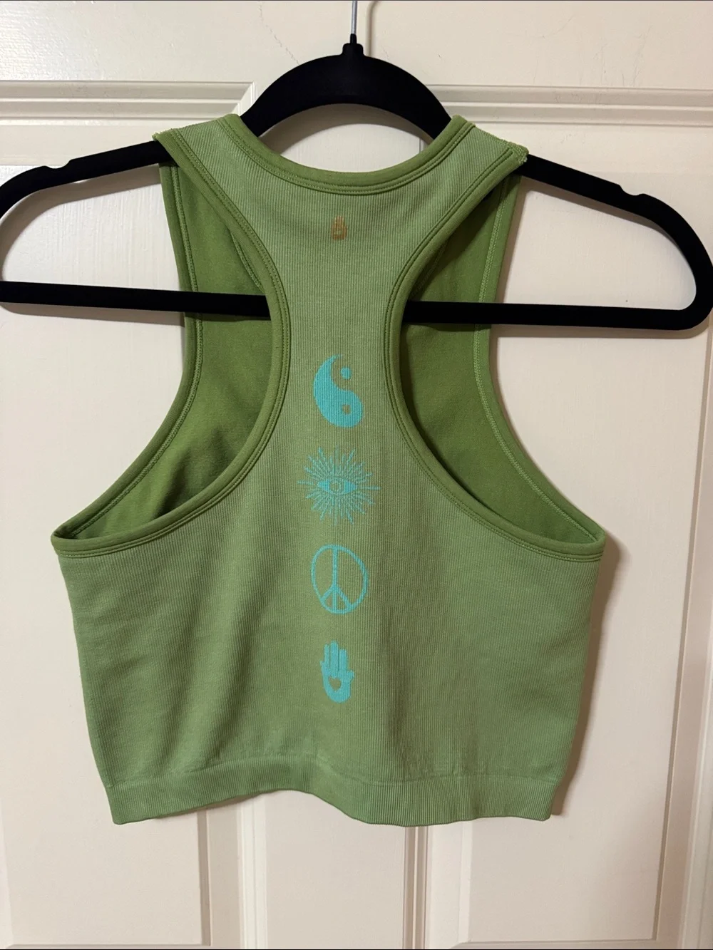 Spiritual Gangster | Tops | Spiritual Gangster Green Icons Seamless ...